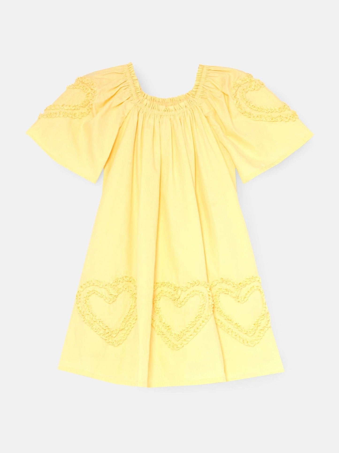 Angel & Rocket Yellow Lori Heart Swing Dress image 6