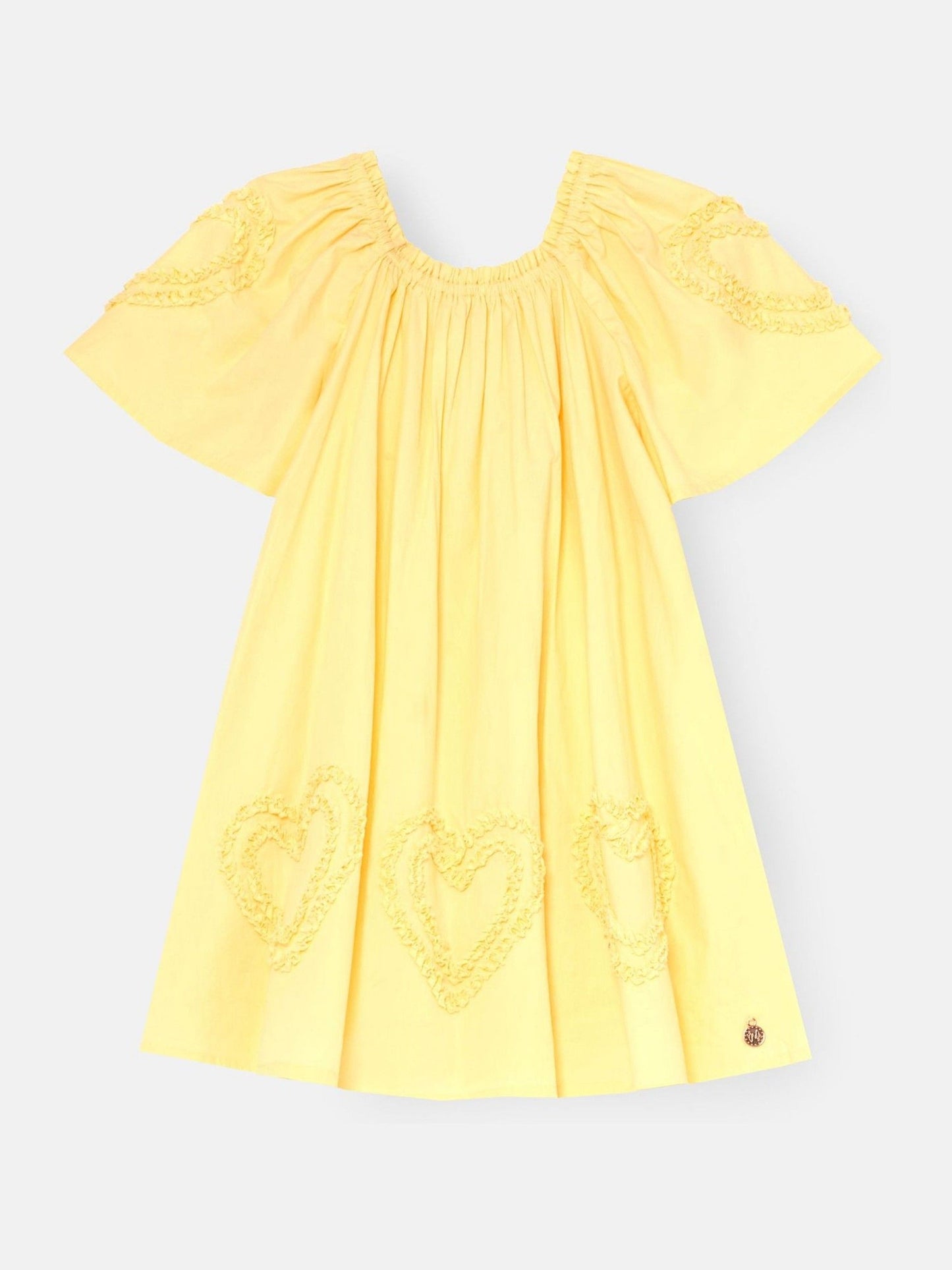 Angel & Rocket Yellow Lori Heart Swing Dress image 7