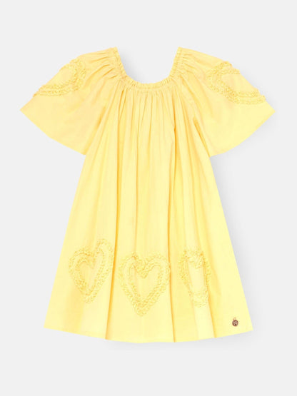Angel & Rocket Yellow Lori Heart Swing Dress image 7