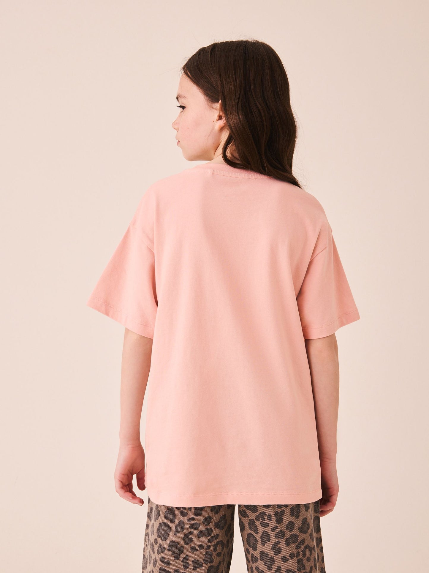 Dsiney Kidz - Pink Cornelli Cherry Oversized Graphic T-Shirt (3-16yrs) image 3