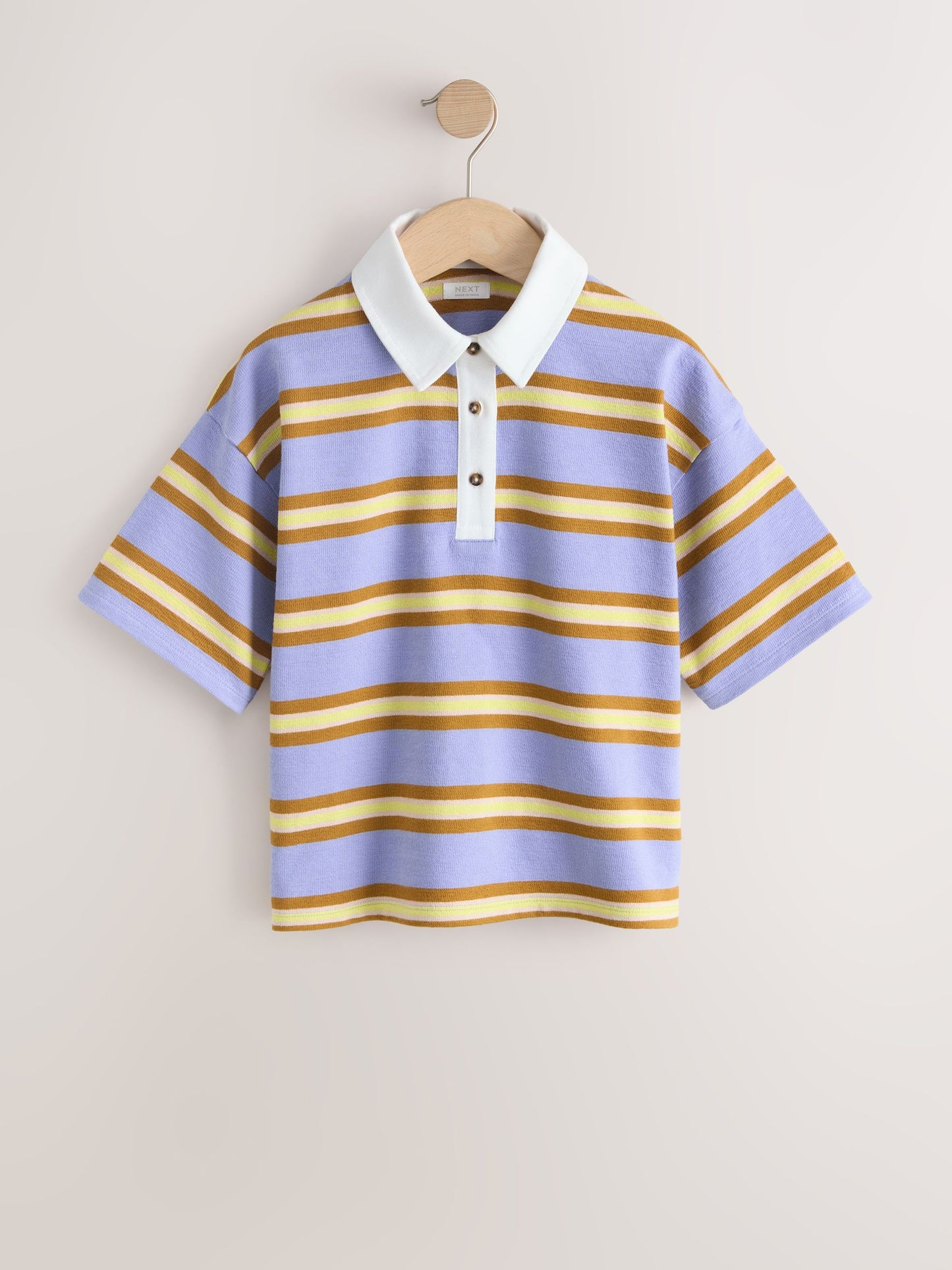 Dsiney Kidz - Purple Stripe Short Sleeve Rugby Top (3-16yrs) image 5