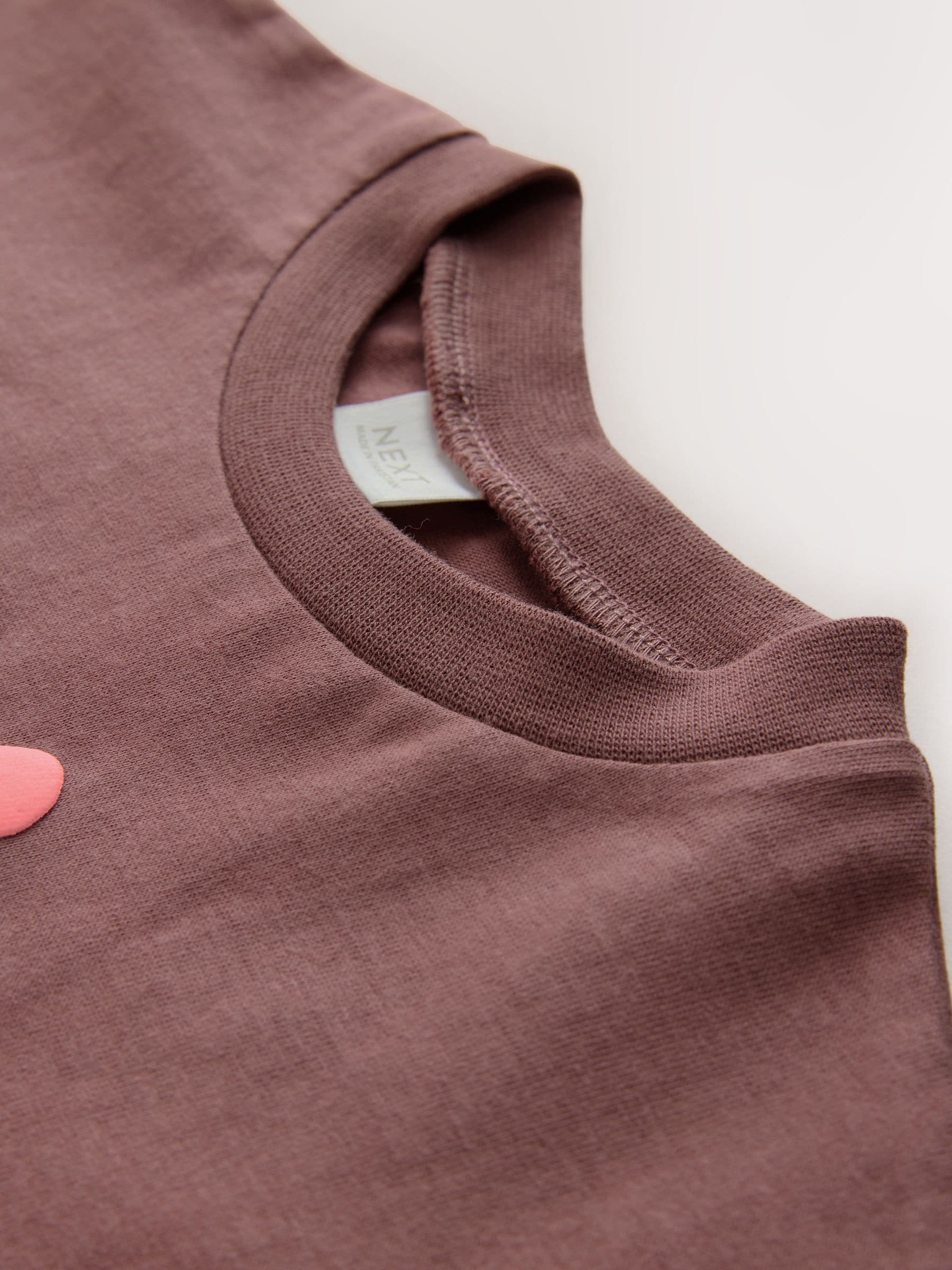 Brown/Pink Short Sleeve T-Shirt (3mths-7yrs) image 3