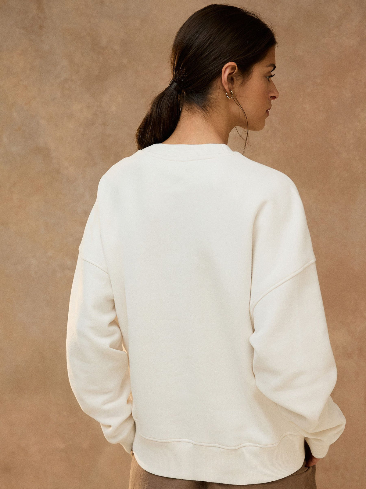 Ecru Pumpkin Latte Snoopy Licence Sweatshirt - image 4