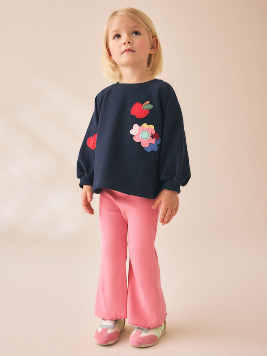 Dsiney Kidz - Navy Dog Long Sleeve Top and Leggings Set (3mths-7yrs) image 1