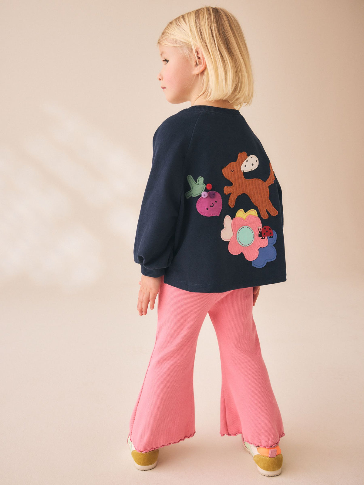 Dsiney Kidz - Navy Dog Long Sleeve Top and Leggings Set (3mths-7yrs) image 2
