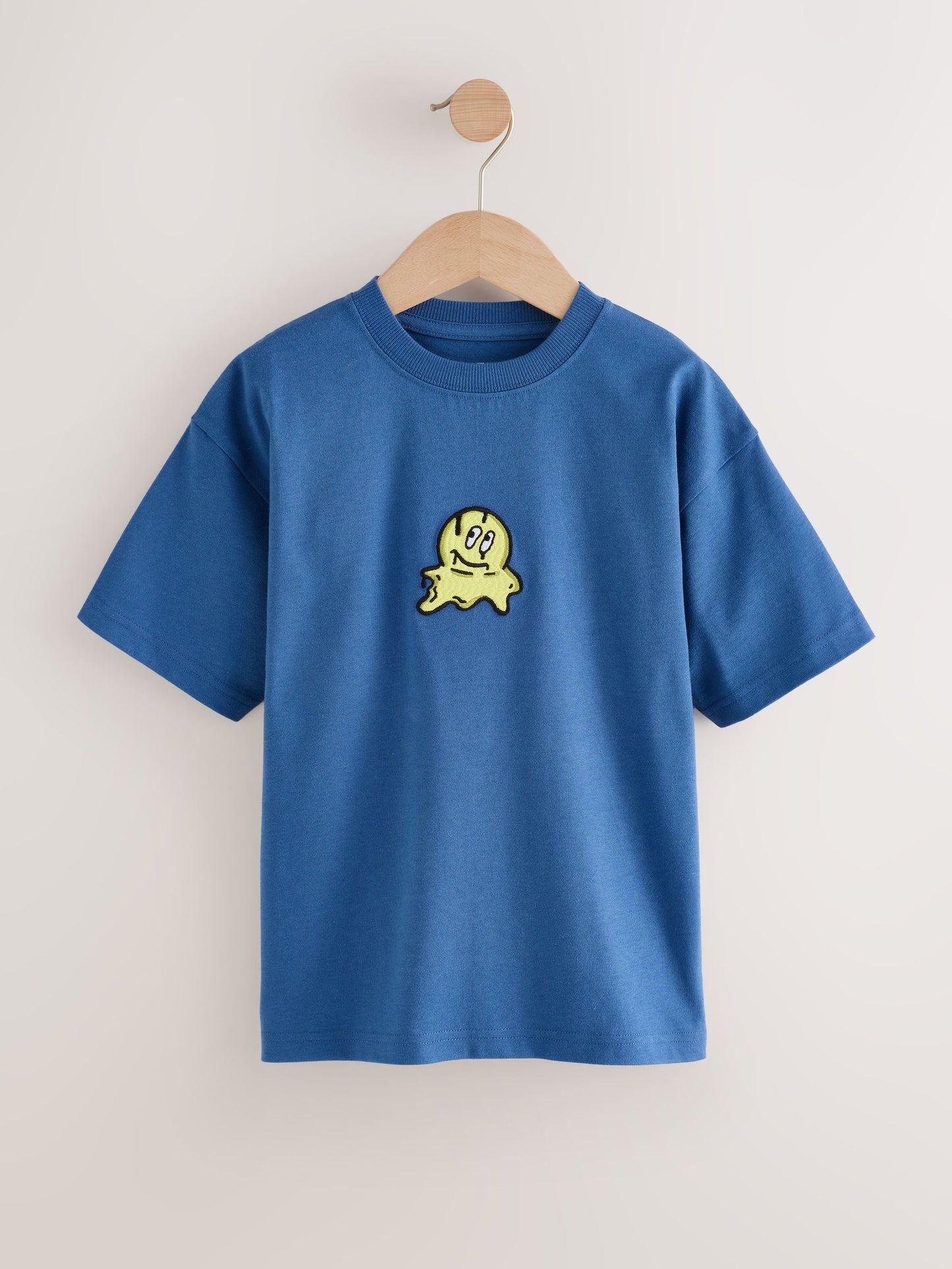 Dsiney Kidz - Blue/Neutral/Plum Relaxed Fit Graphic Print Short Sleeve T-Shirts 3 Pack (3-16yrs) image 4