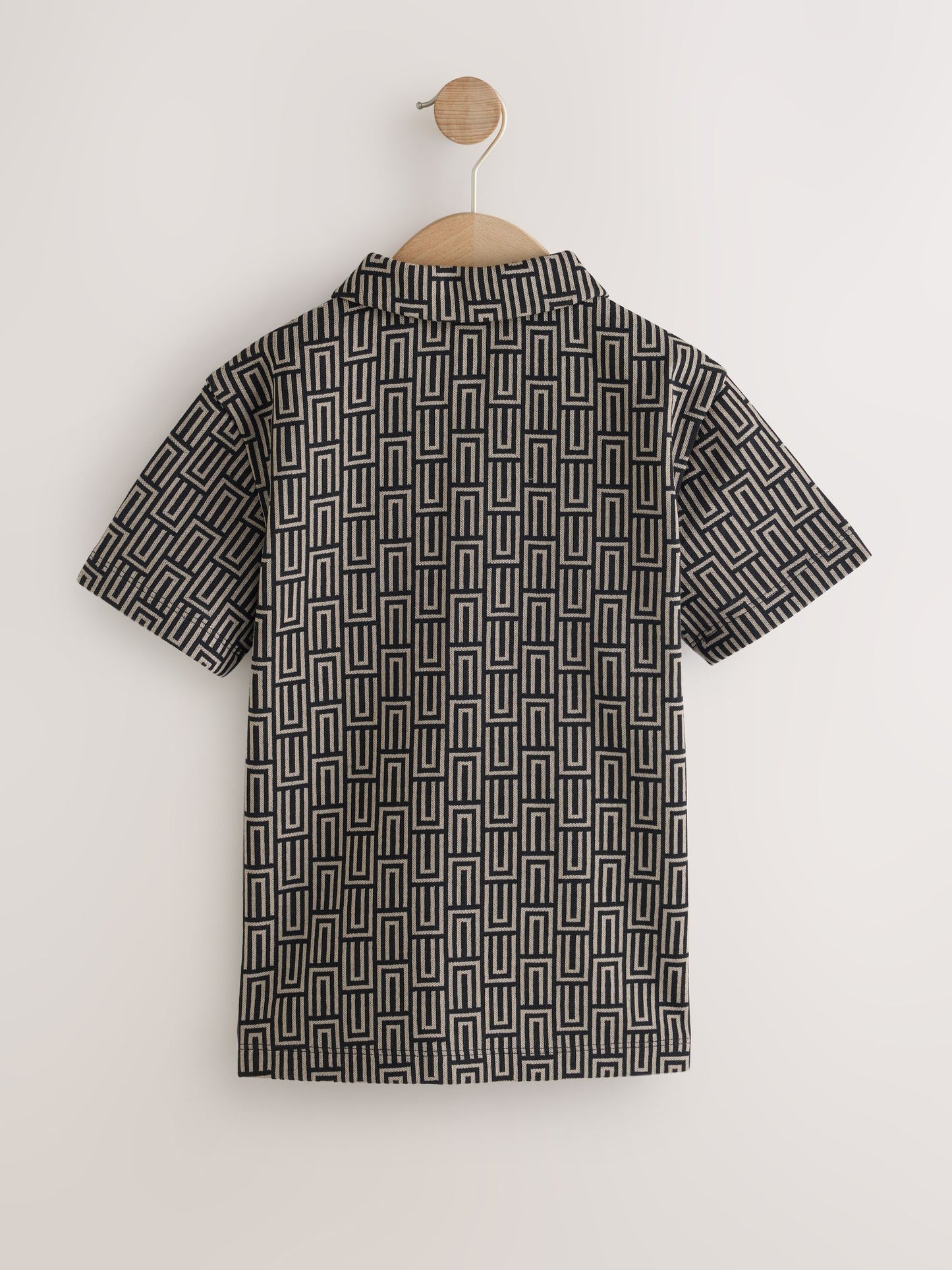 Dsiney Kidz - Black/Tan Geo Short Sleeve Jersey Shirt (3-16yrs) image 5