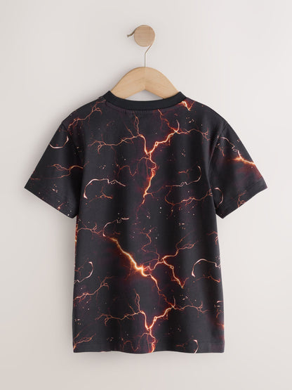 Dsiney Kidz - Black Headphones Short Sleeve Graphic T-Shirt (3-16yrs) image 2