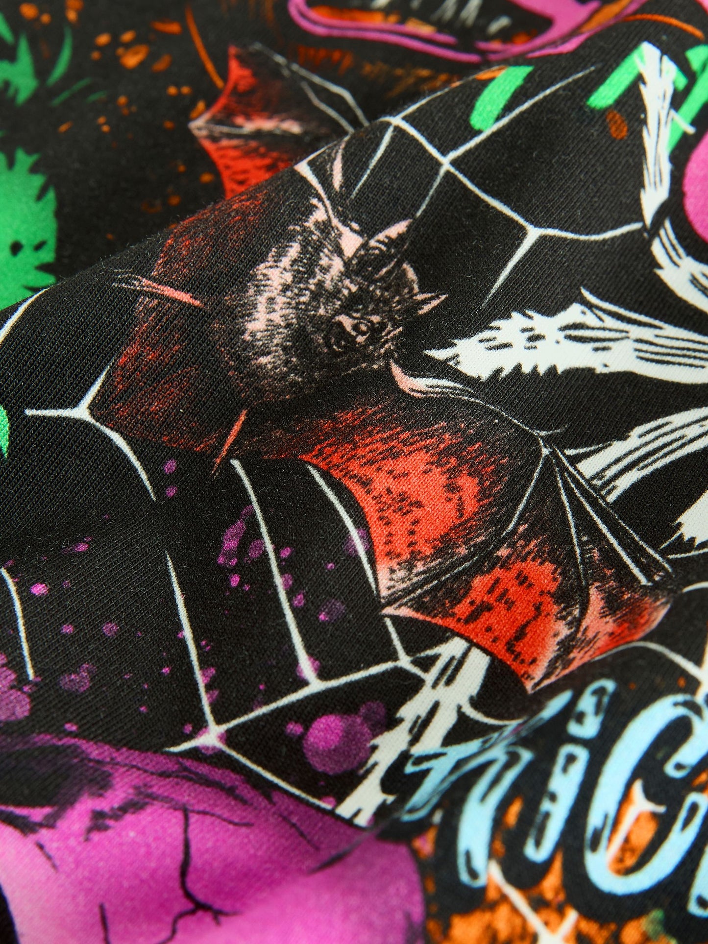 Dsiney Kidz - Black Halloween Short Sleeve Graphic T-Shirt (3-16yrs) image 3