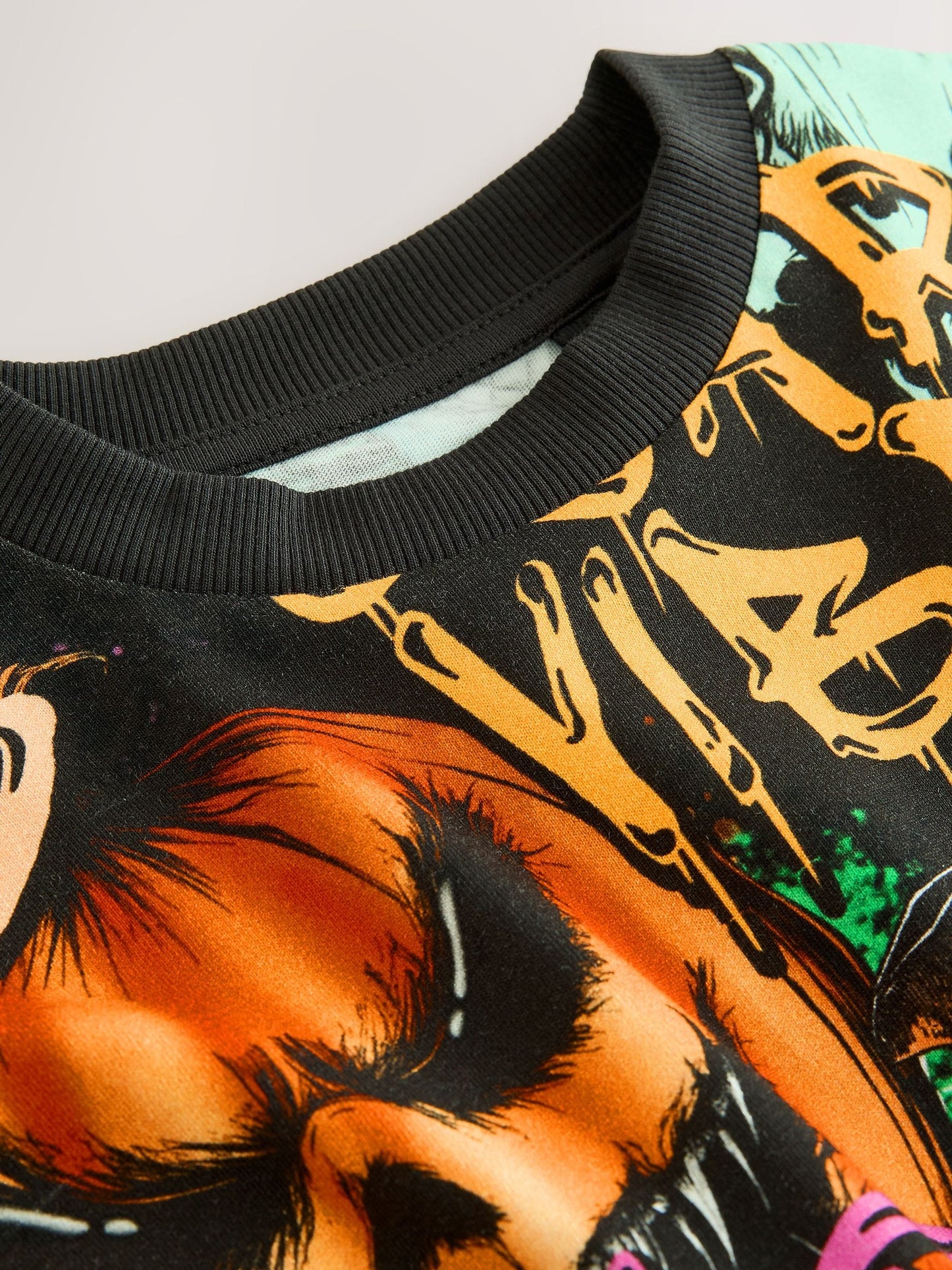 Dsiney Kidz - Black Halloween Short Sleeve Graphic T-Shirt (3-16yrs) image 4