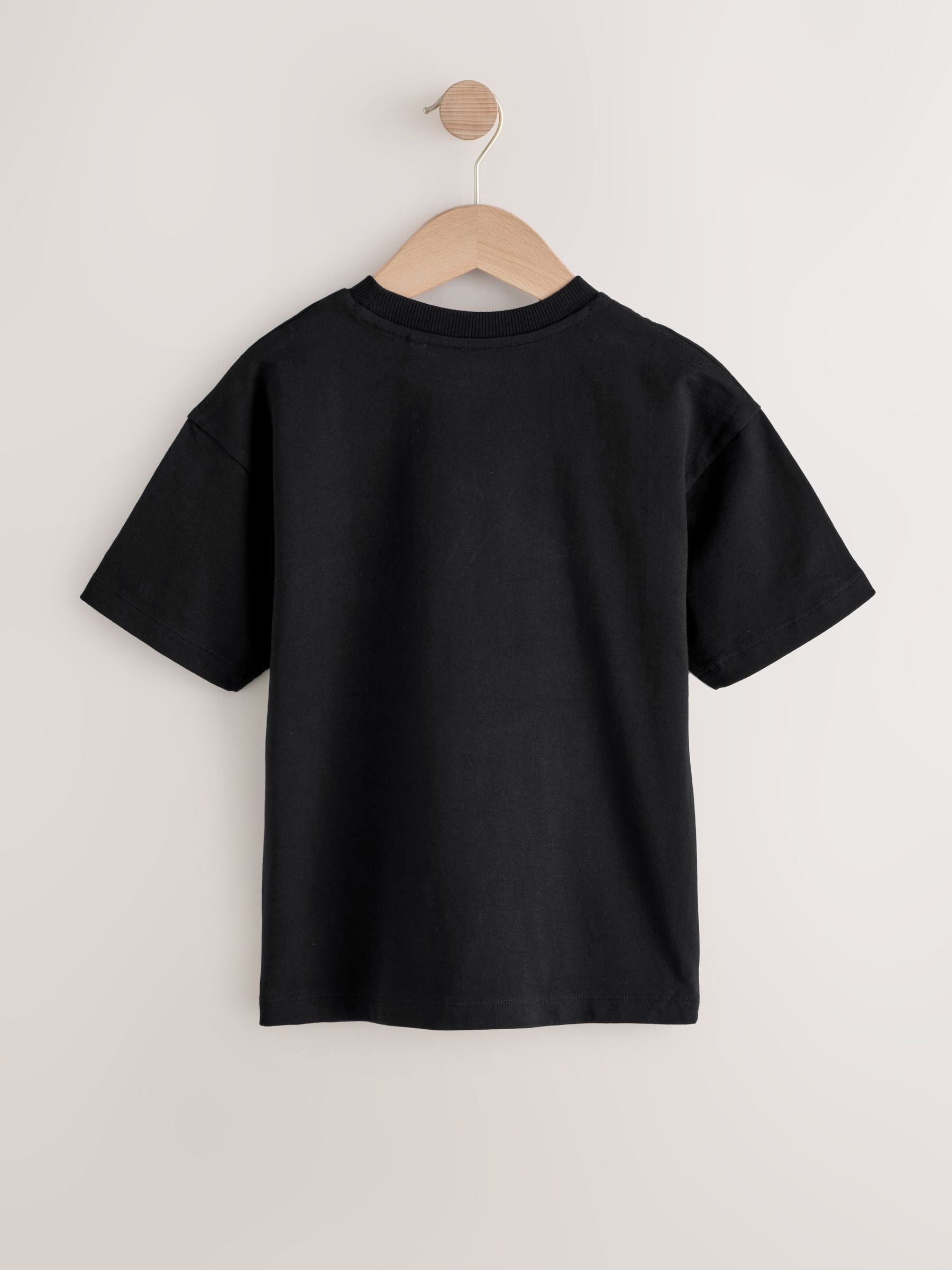 Dsiney Kidz - Black Graffiti Short Sleeve Graphic T-Shirt (3-16yrs) image 6
