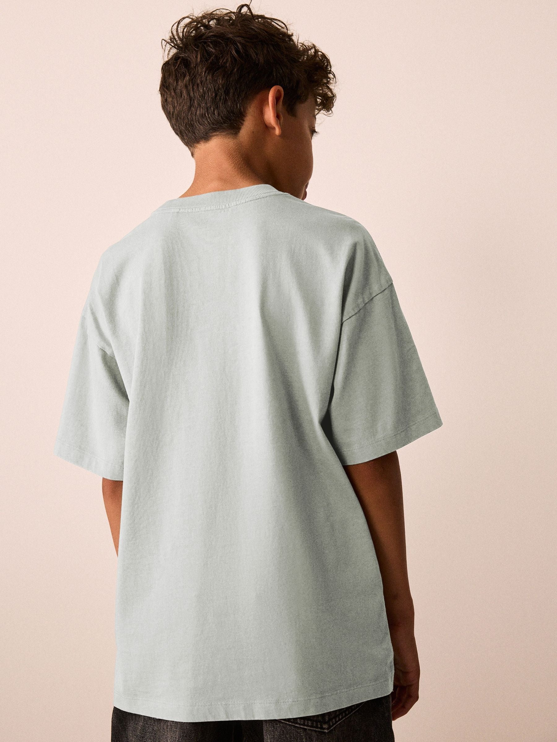 Dsiney Kidz - Grey Skull Short Sleeve Graphic T-Shirt (3-16yrs) image 3