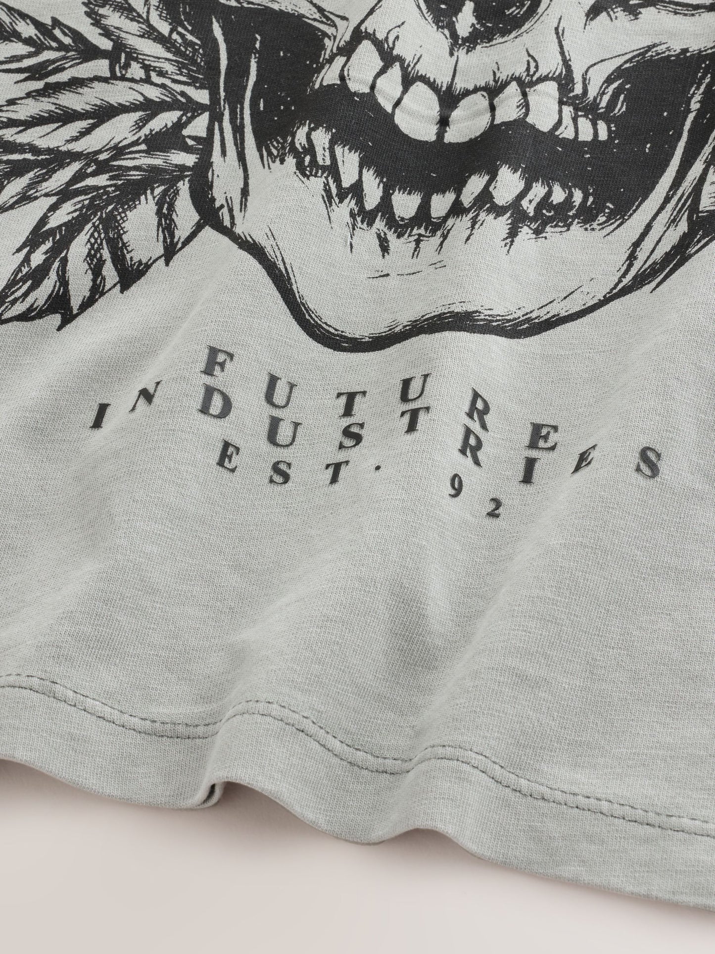 Dsiney Kidz - Grey Skull Short Sleeve Graphic T-Shirt (3-16yrs) image 8