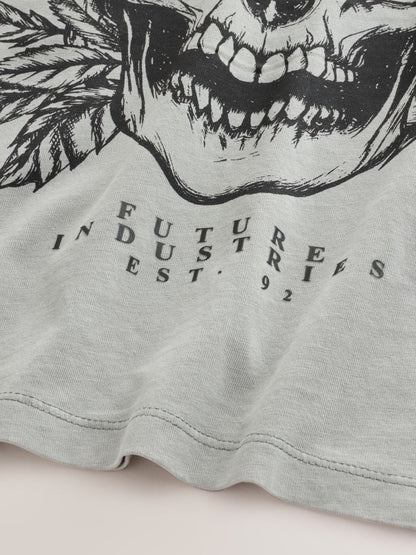 Dsiney Kidz - Grey Skull Short Sleeve Graphic T-Shirt (3-16yrs) image 8