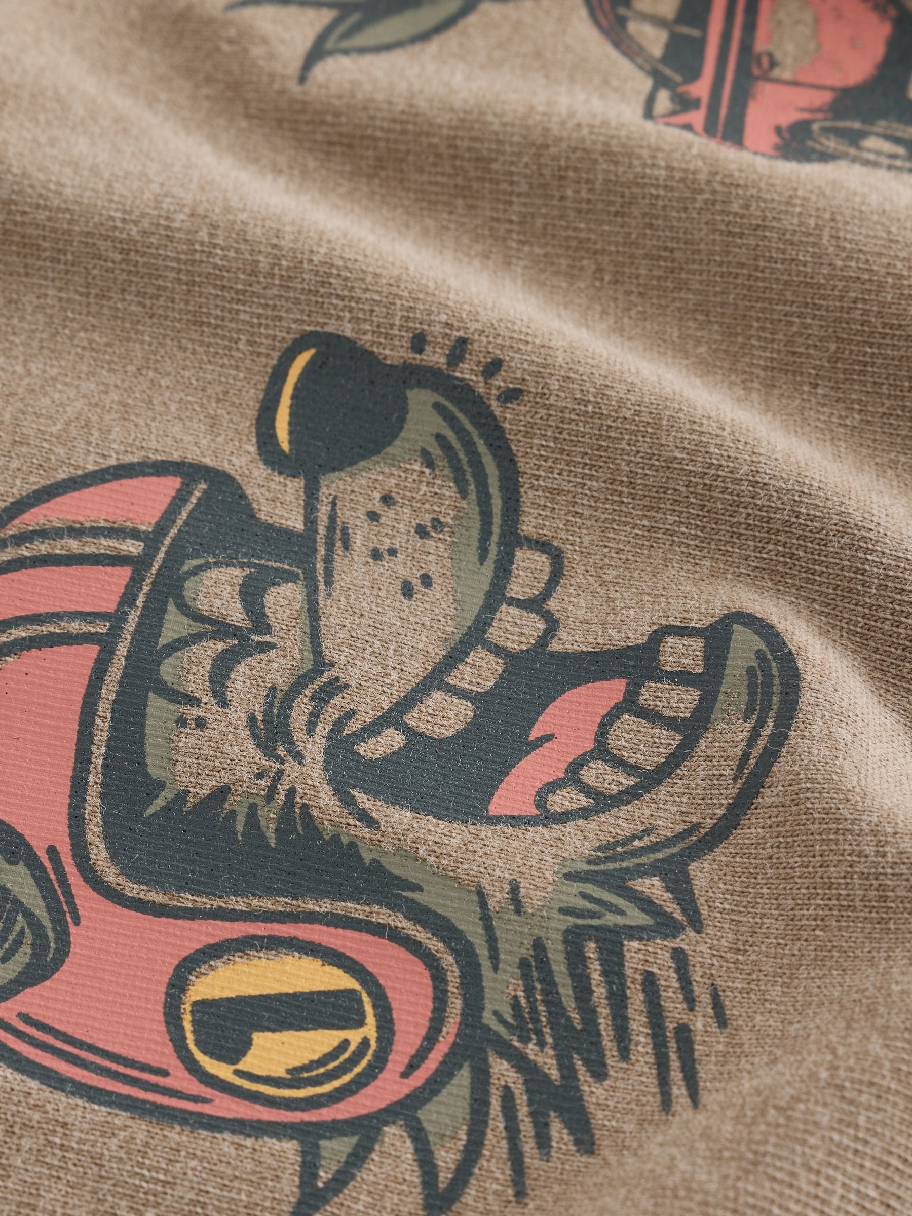 Dsiney Kidz - Mink Back Print Washed Graphic T-Shirt (3-16yrs) image 7