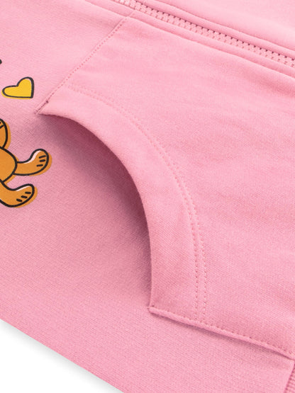 Character Pink Peppa Pig Zip Hoodie With 3D Ears - image 12