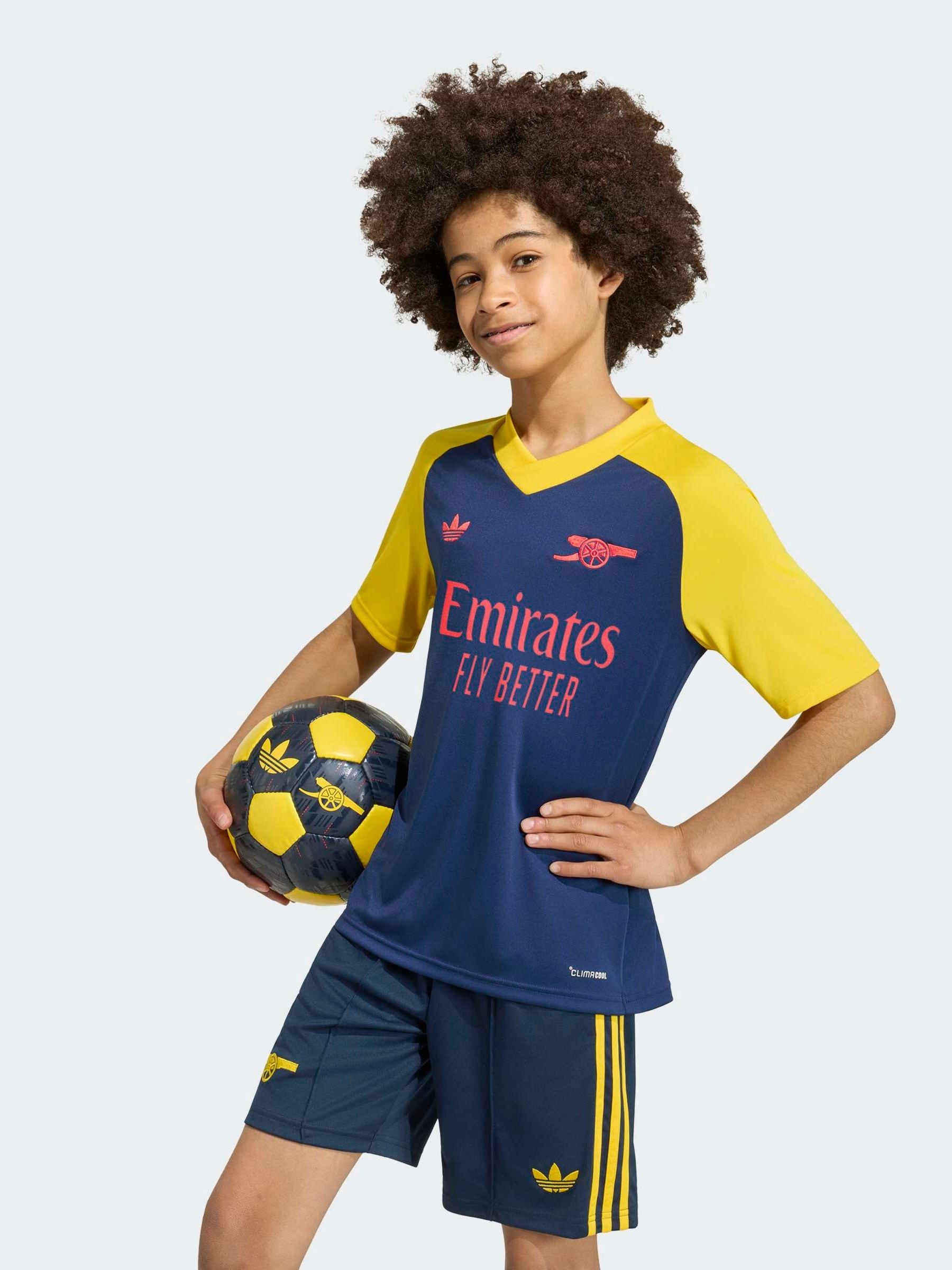 Dsiney Kidz - adidas Blue Arsenal Football Club Away Pre-Match T-Shirt image 1