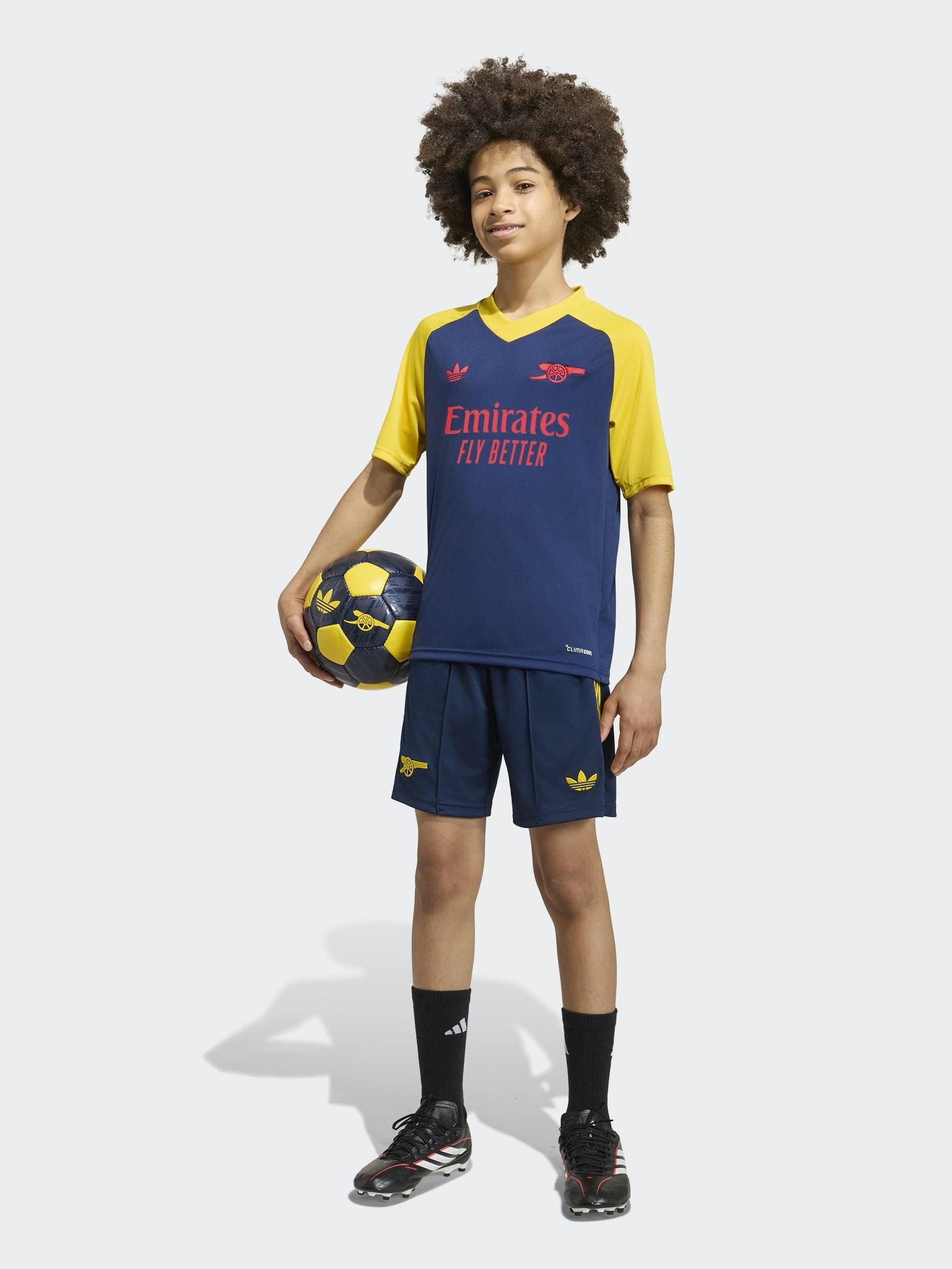 Dsiney Kidz - adidas Blue Arsenal Football Club Away Pre-Match T-Shirt image 3