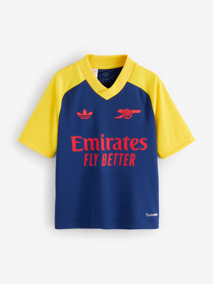 Dsiney Kidz - adidas Blue Arsenal Football Club Away Pre-Match T-Shirt image 4
