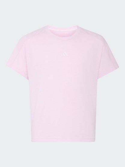 Dsiney Kidz - adidas Pink Essentials Logo T-Shirt image 1