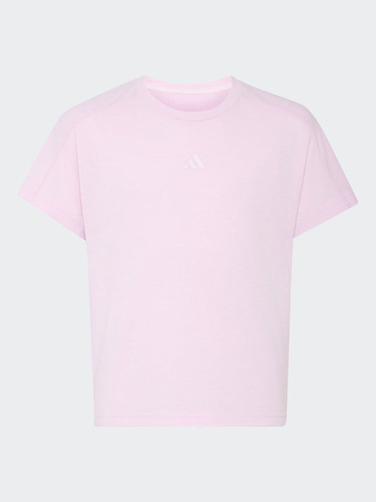 Dsiney Kidz - adidas Pink Essentials Logo T-Shirt image 1