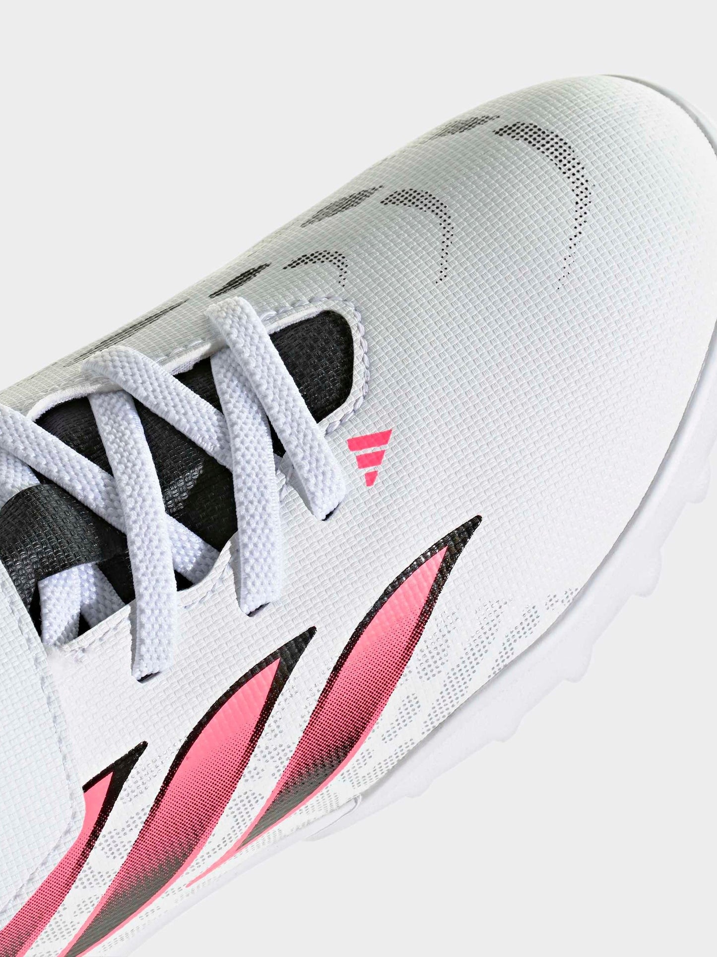 adidas White Predator Club Hook & Loop Turf Football Boots Kids image 8