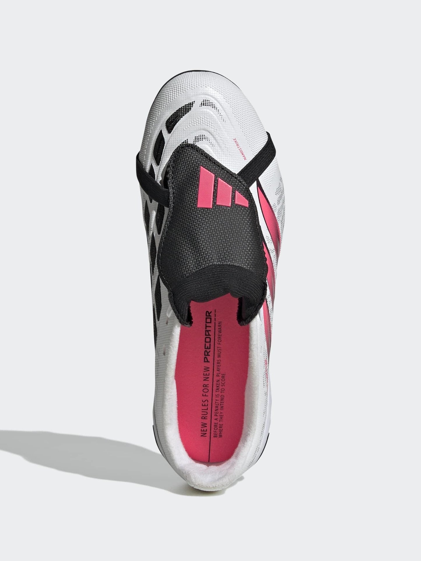adidas White Predator League Fold-Over Tongue Firm Ground Boots image 2
