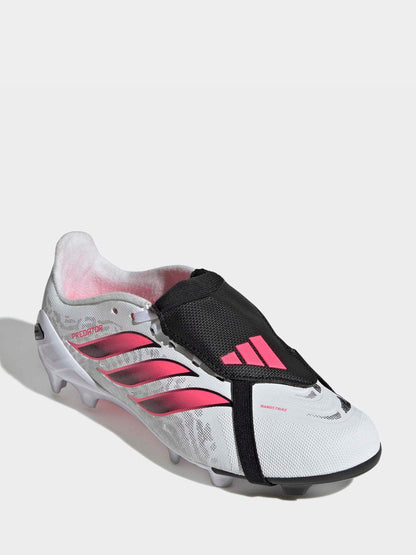 adidas White Predator League Fold-Over Tongue Firm Ground Boots image 5