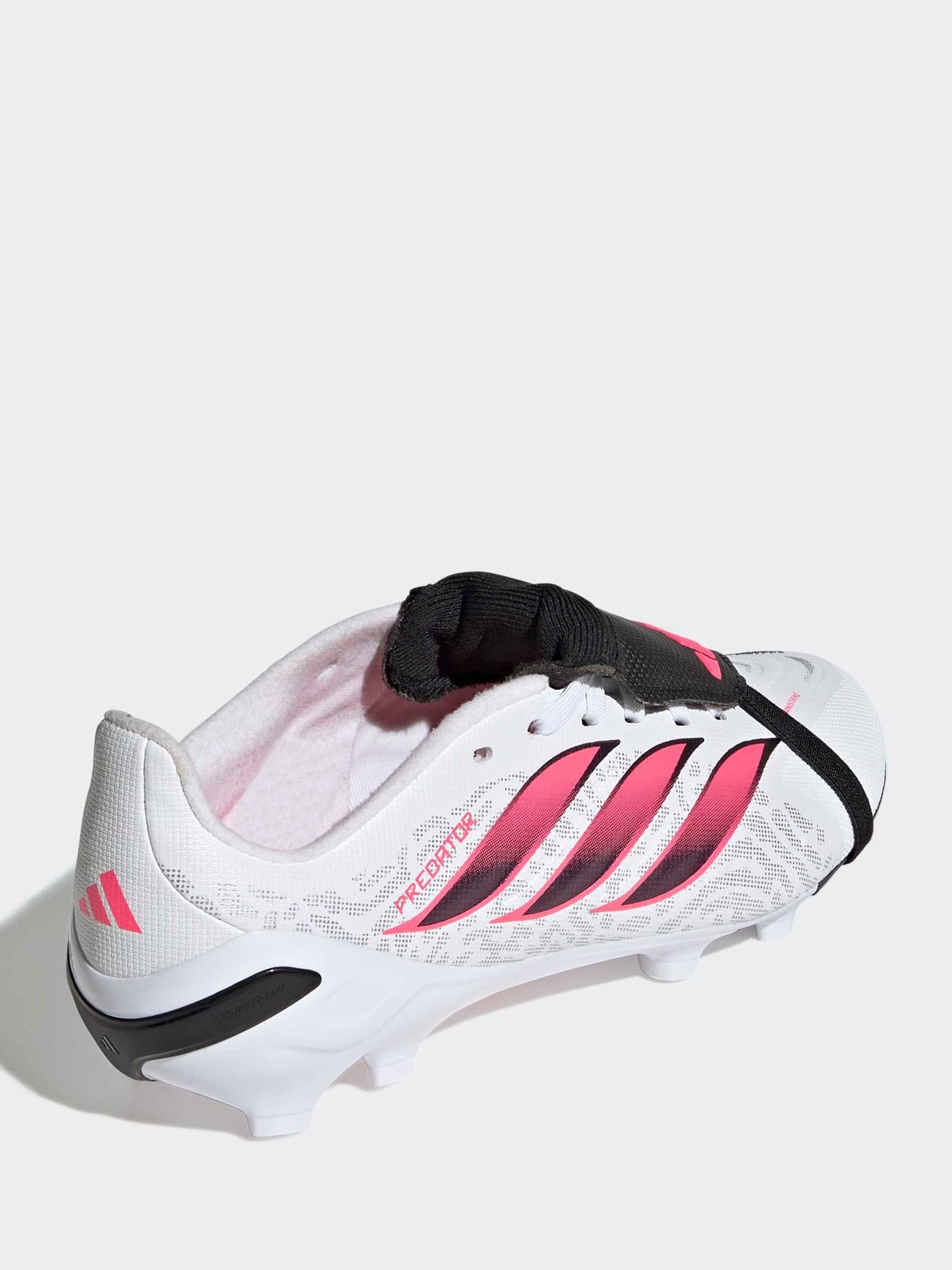 adidas White Predator League Fold-Over Tongue Firm Ground Boots image 6
