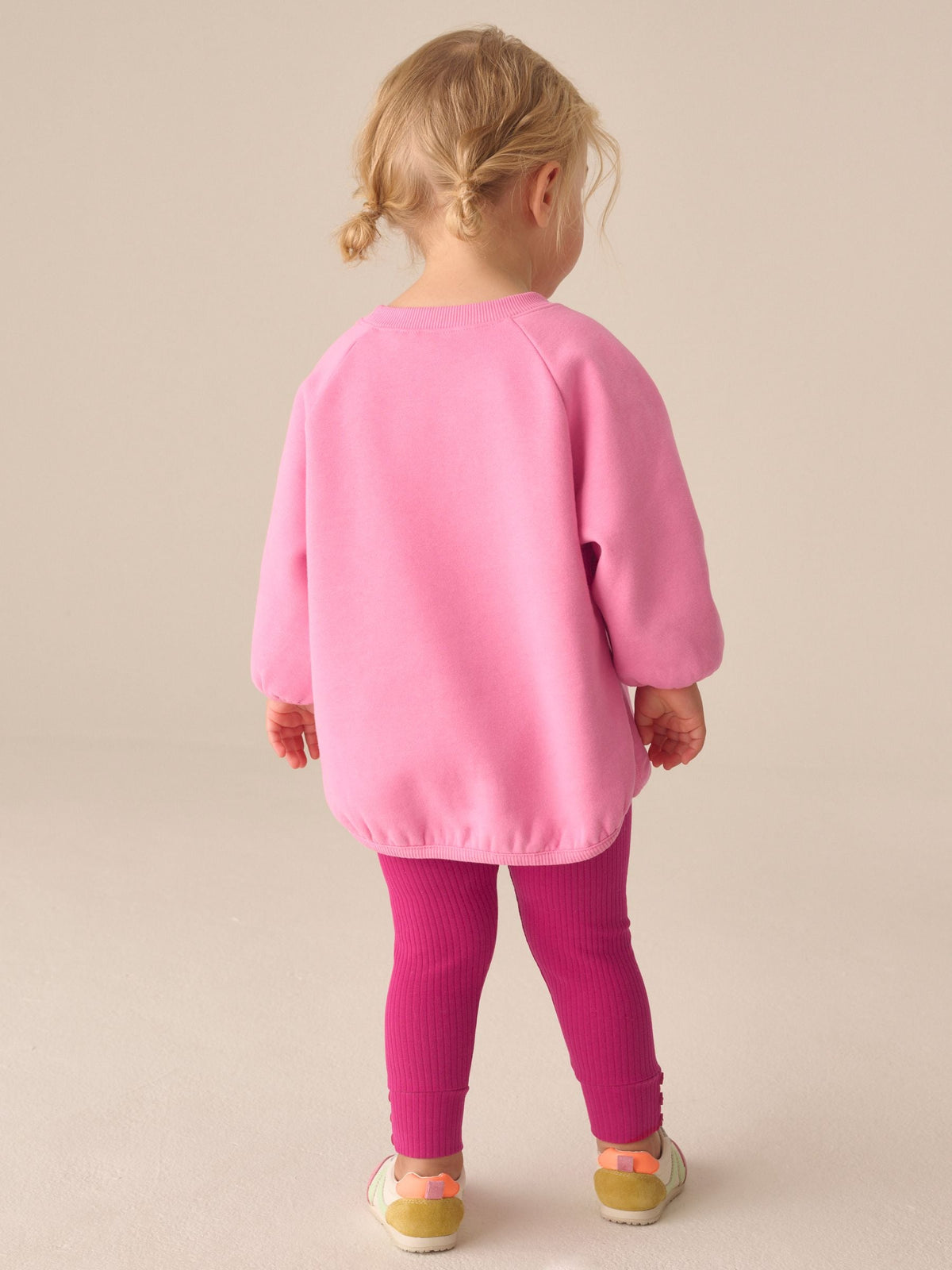 Dsiney Kidz - Bright Pink Sweatshirt and Leggings Set (3mths-7yrs) image 3