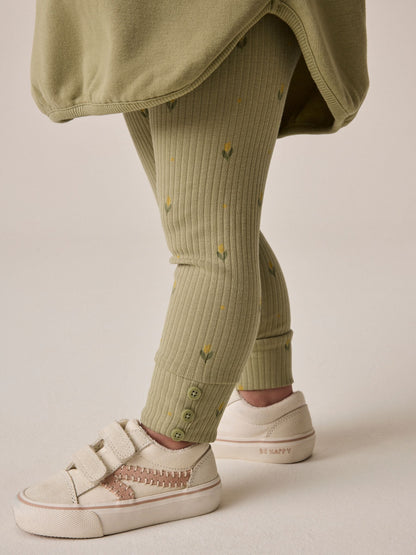 Dsiney Kidz - Light Green Sweatshirt and Leggings Set (3mths-7yrs) image 4