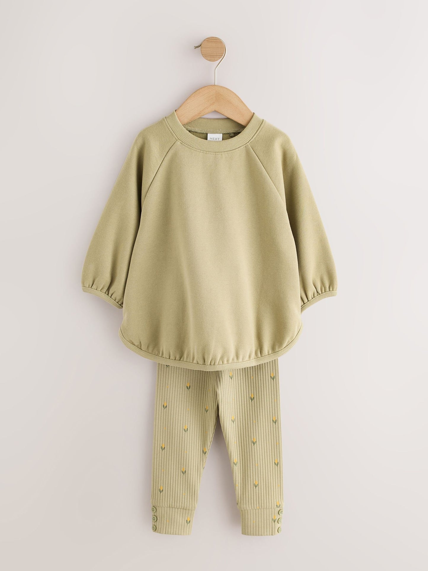 Dsiney Kidz - Light Green Sweatshirt and Leggings Set (3mths-7yrs) image 5