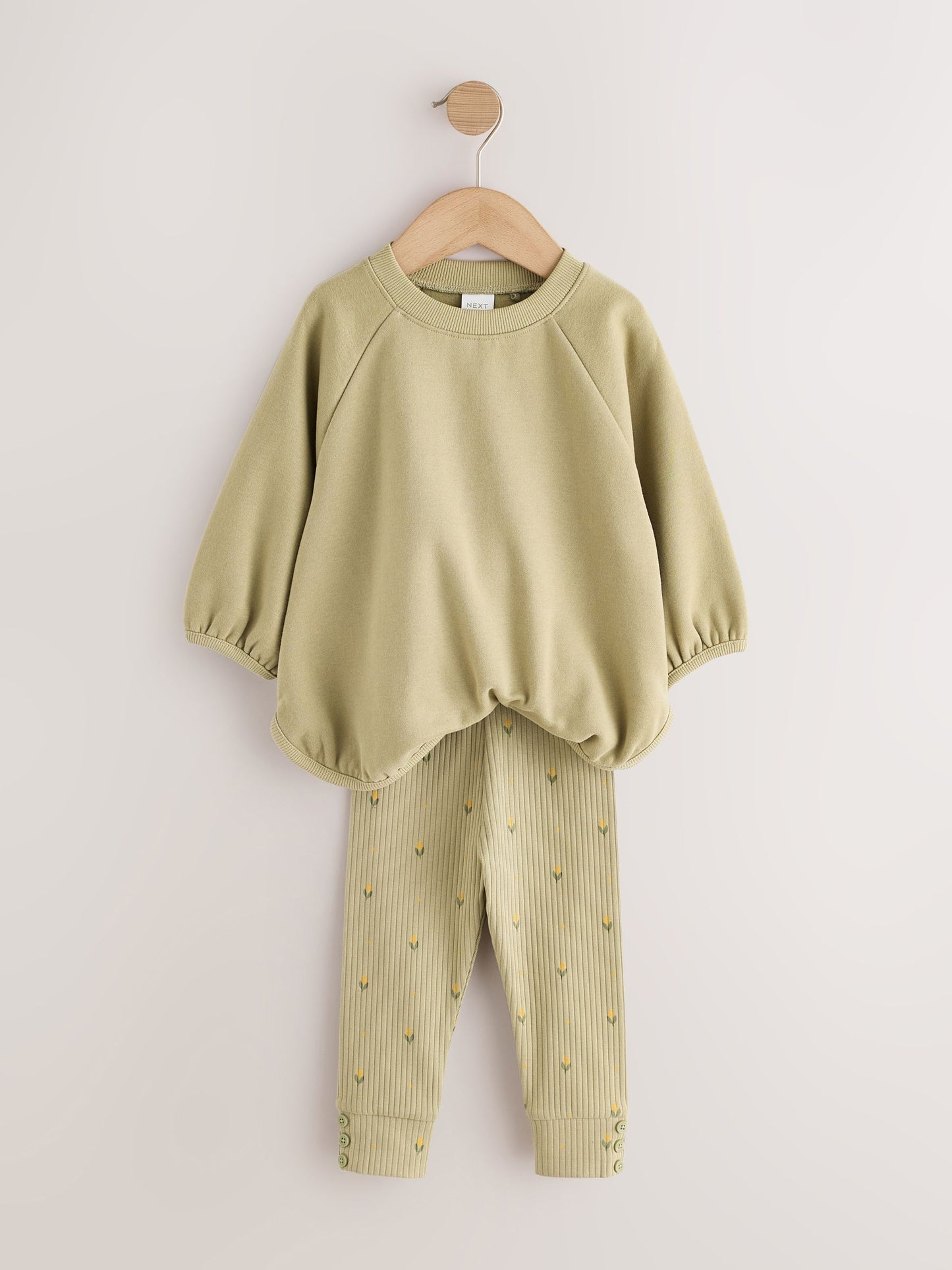 Dsiney Kidz - Light Green Sweatshirt and Leggings Set (3mths-7yrs) image 6