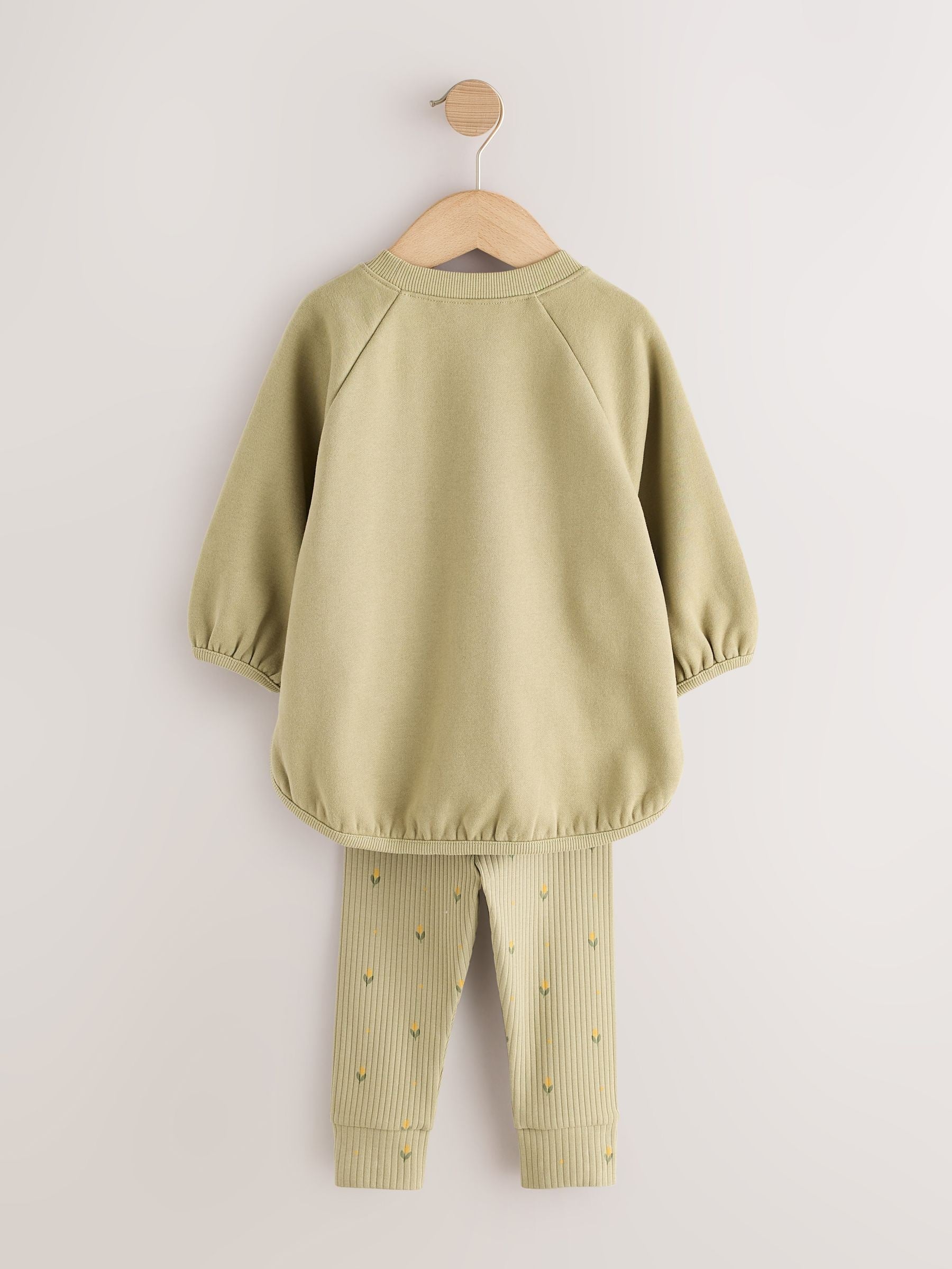 Dsiney Kidz - Light Green Sweatshirt and Leggings Set (3mths-7yrs) image 7