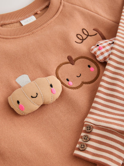 Orange Little Pumpkin Sweatshirt and Legging Set (3mths-7yrs) image 5
