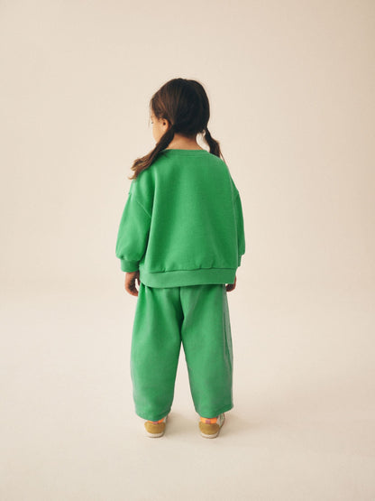 Green Play Sweatshirt and Barrel Leg Set (3mths-7yrs) image 3
