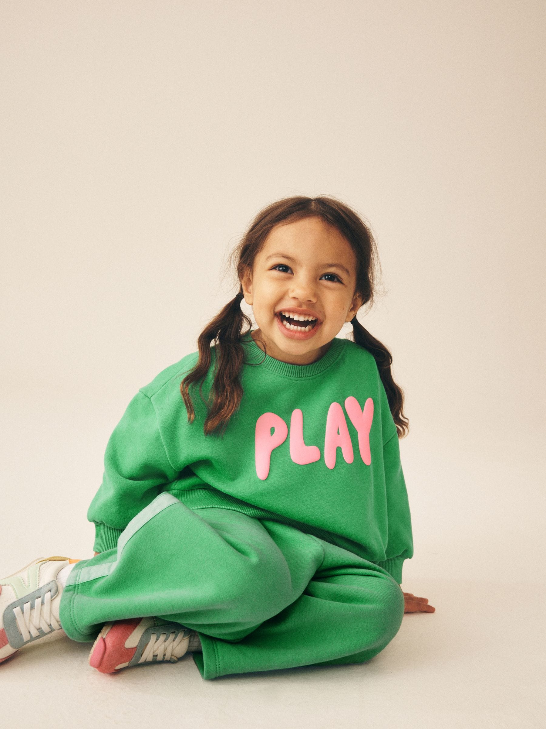 Green Play Sweatshirt and Barrel Leg Set (3mths-7yrs) image 4