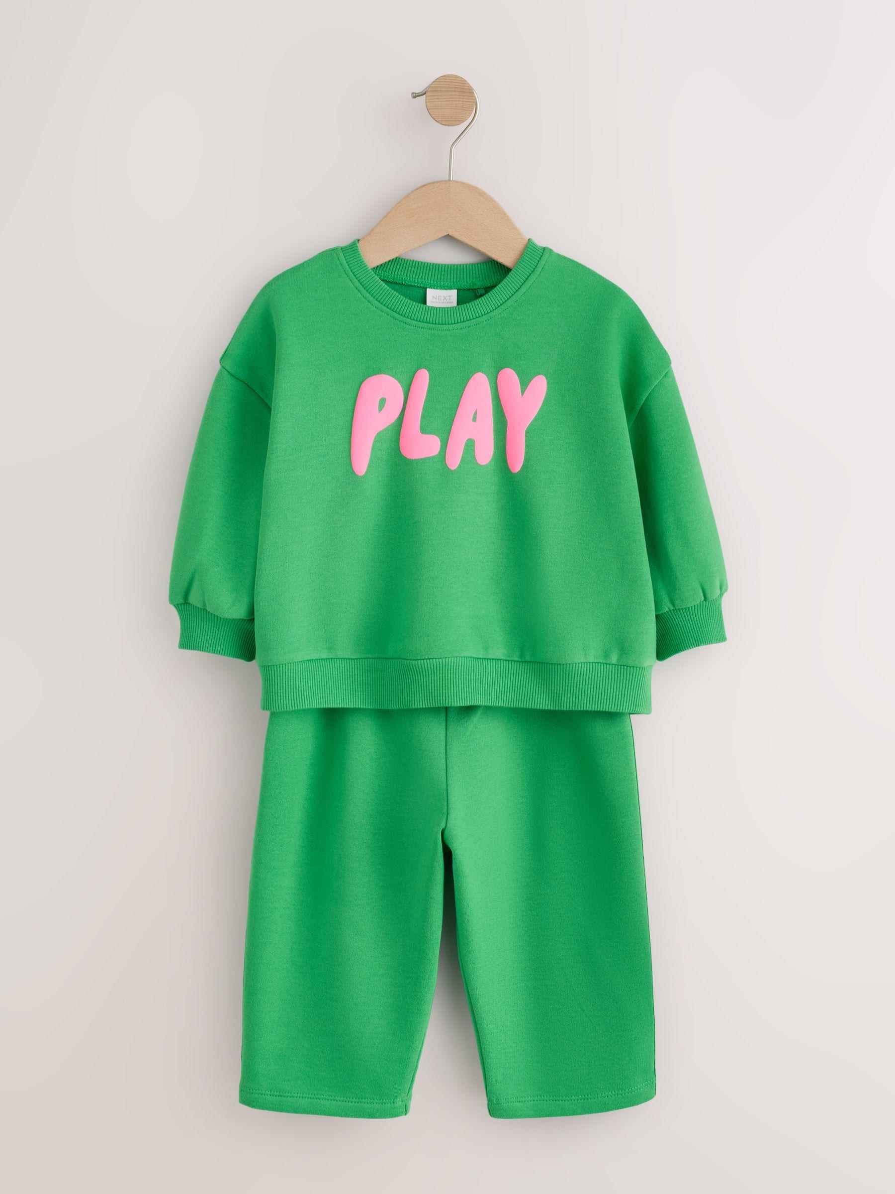 Green Play Sweatshirt and Barrel Leg Set (3mths-7yrs) image 5
