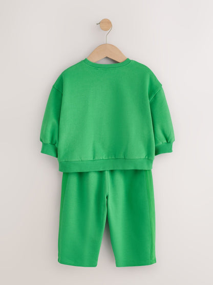 Green Play Sweatshirt and Barrel Leg Set (3mths-7yrs) image 7