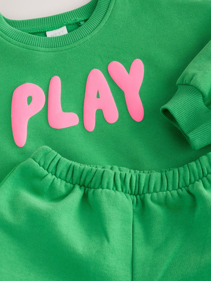 Green Play Sweatshirt and Barrel Leg Set (3mths-7yrs) image 8