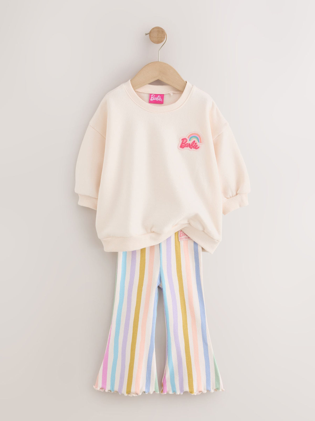 Dsiney Kidz - Barbie Dreamhouse Rainbow Sweatshirt and Flare Leg Set (3mths-7yrs) image 6