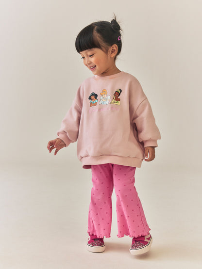 Disney Princess Pale Pink Sweatshirt and Flare Set (3mths-7yrs) - image 1