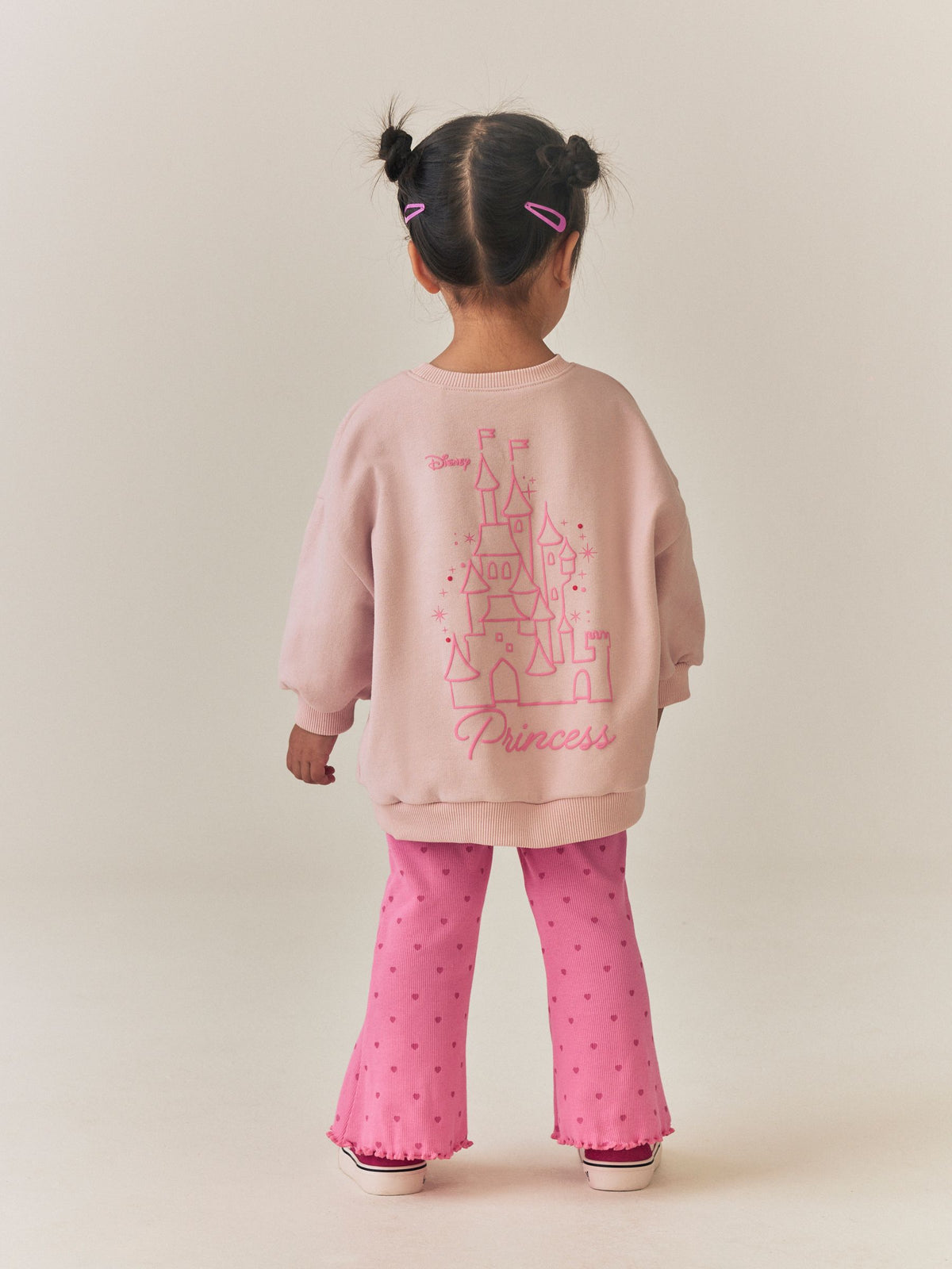 Disney Princess Pale Pink Sweatshirt and Flare Set (3mths-7yrs) - image 2