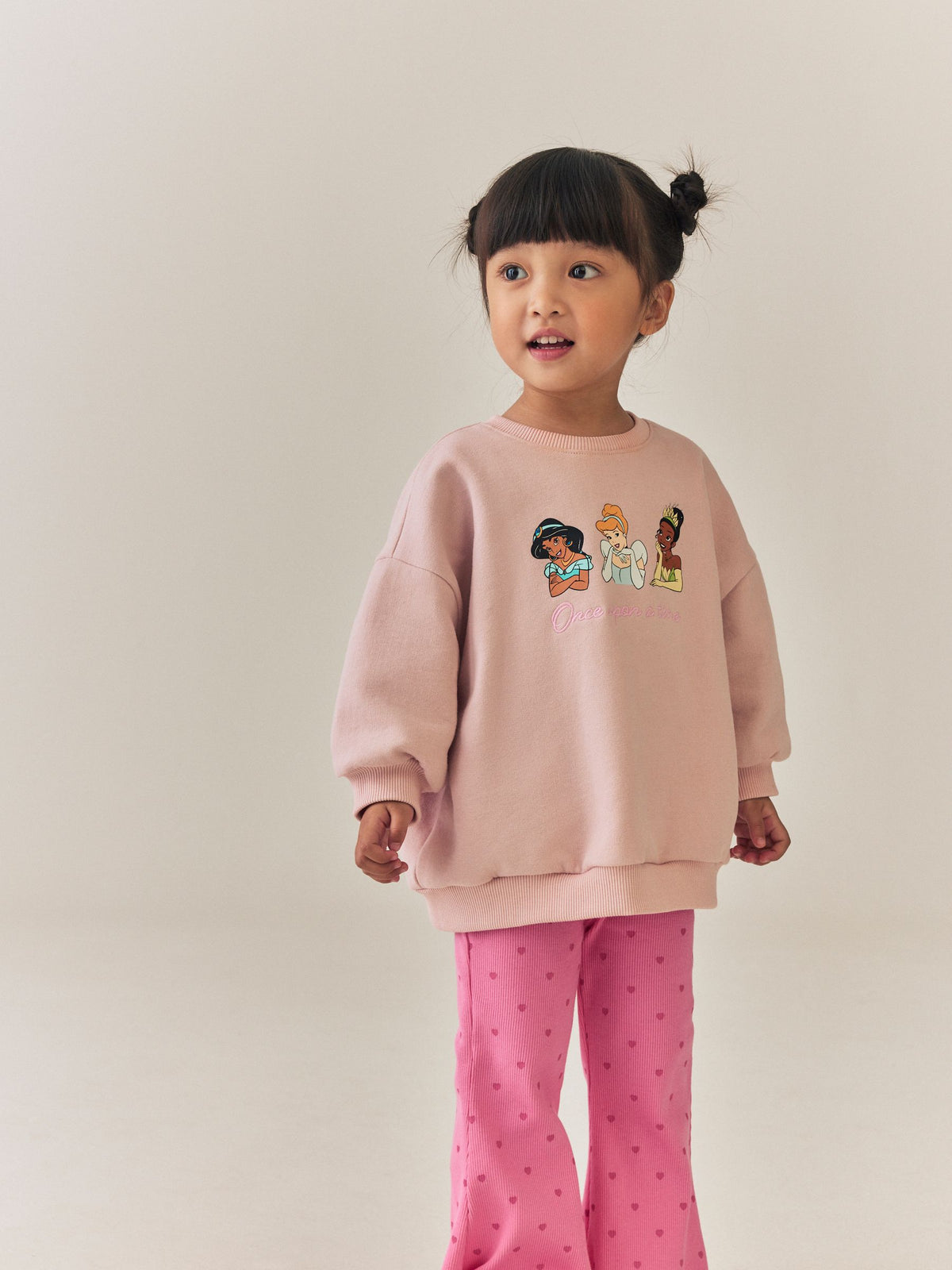 Disney Princess Pale Pink Sweatshirt and Flare Set (3mths-7yrs) - image 3