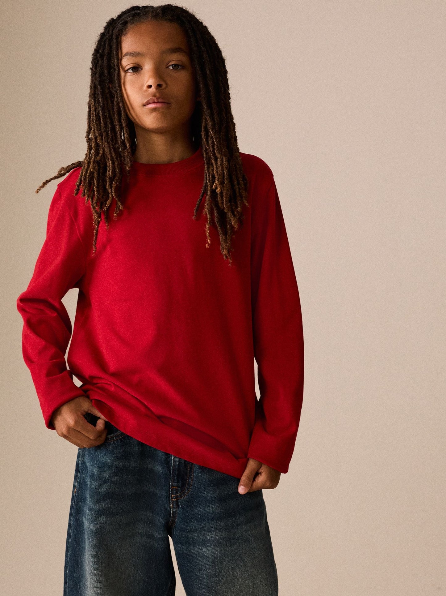 Dsiney Kidz - Red Cosy Long Sleeve T-Shirt (3-16yrs) image 2