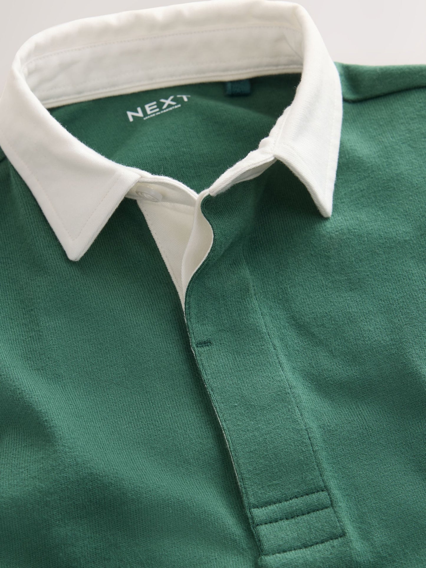 Dsiney Kidz - Green/Ecru Rugby Polo Shirt (3-16yrs) image 3