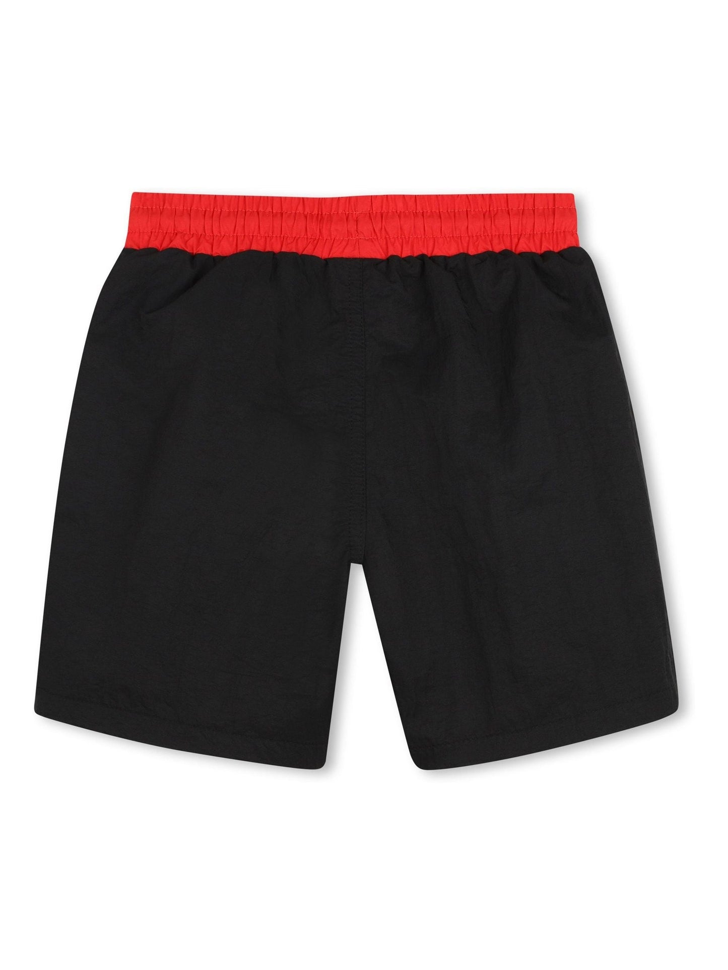 HUGO Black Side Logo Swim Shorts image 2