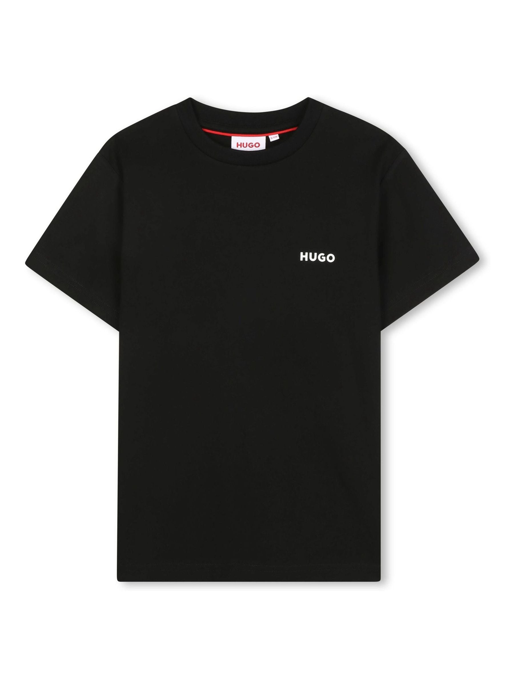 HUGO Black Logo Crew Neck Short Sleeve T-Shirts 2 Pack image 5