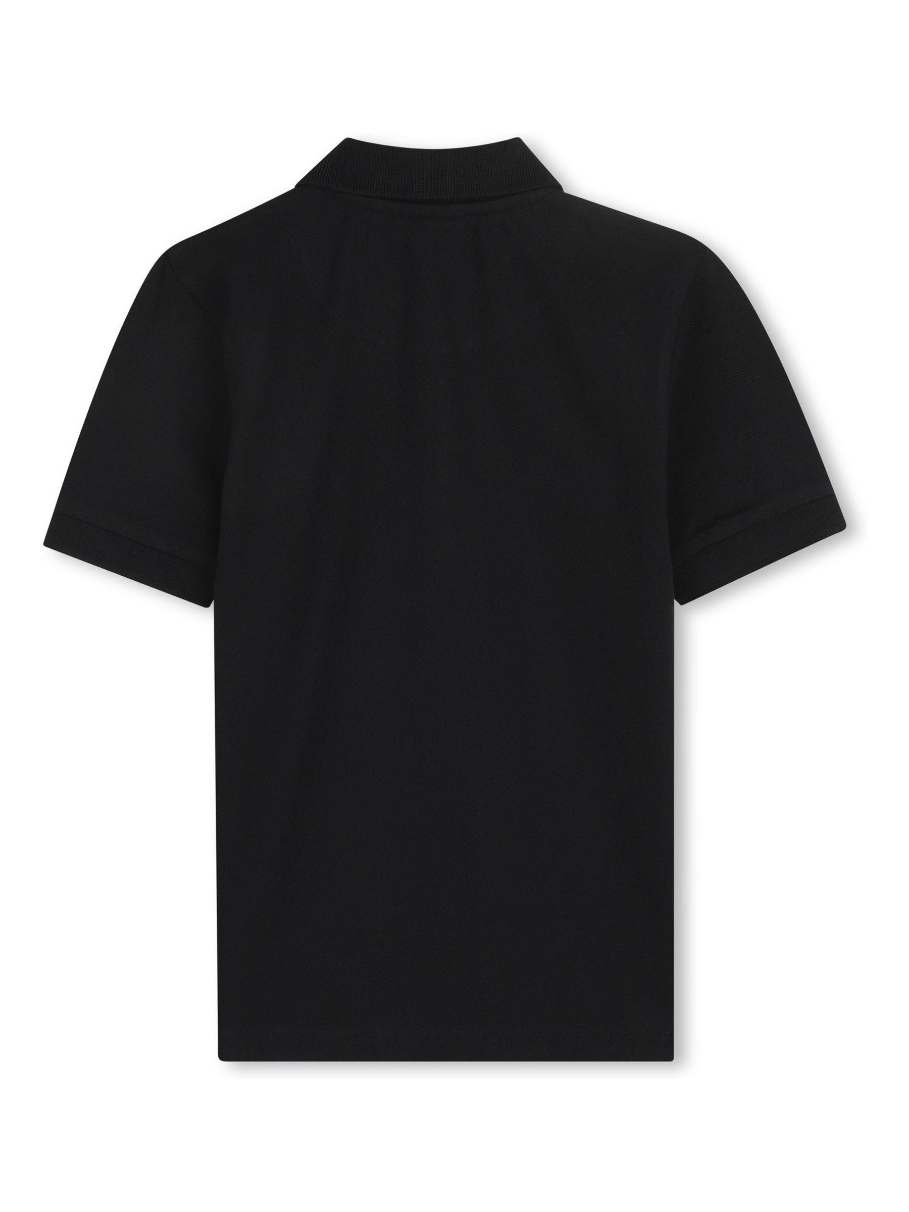 Dsiney Kidz - HUGO Black Logo Short Sleeve Polo Shirt image 2