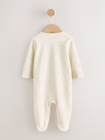 Cream My First Fathers Day Baby Sleepsuit (0-18mths) image 2
